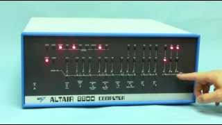 Altair 8800  Video 1  Front Panel Introduction [upl. by Joung]