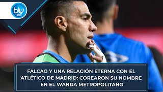 Falcao y una relación eterna con el Atlético de Madrid corearon su nombre en el Wanda Metropolitano [upl. by Allissa722]