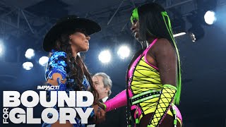 Trinity vs Mickie James for the Knockouts World Title  Bound For Glory 2023 Highlights [upl. by Hannad415]