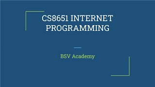 Internet Programming  Website Basics  Web Essentials  ClientServer and Communication Tamil [upl. by Aihtnys438]