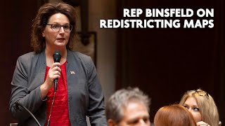 Rep Binsfeld on Redistricting [upl. by Aleafar277]