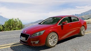 Peugeot 508  GTA V REVIEW [upl. by Enoryt]