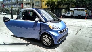 Tested Test Drives the Smart ForTwo Electric Car [upl. by Aititil598]