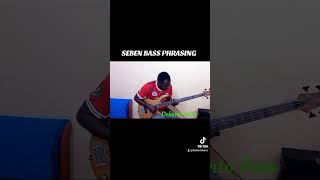 Seben Bass Phrasing basslessons groove seben tutorial [upl. by Ak]