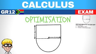 Calculus grade 12 Optimisation Exam [upl. by Ainattirb]