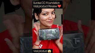 Viral Sunisa Foundation Mushroom headed moisure CC Cream Review😱 Sunisa Foundation [upl. by Autry]