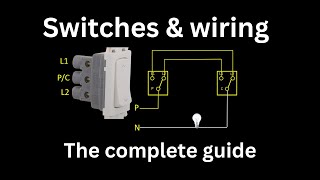 Switches detailed explanation  Two way  Three way  One way  DP switch [upl. by Yevoc]