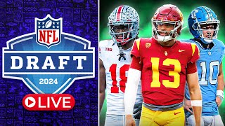 2024 NFL Draft DAY 2 LIVE  Reactions  Analysis for EVERY Pick [upl. by Kalindi]