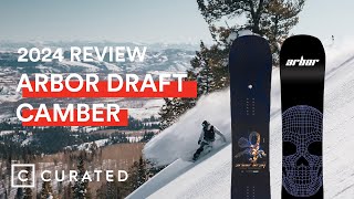 2024 Arbor Draft Camber Snowboard Review  Curated [upl. by Salguod]