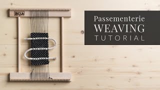 Passementerie Tutorial Weaving outside the warp [upl. by Mayhs935]