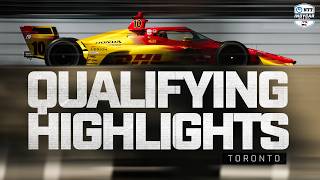 Qualifying Highlights  2024 Ontario Honda Dealers Indy Toronto  INDYCAR SERIES [upl. by Lleda]