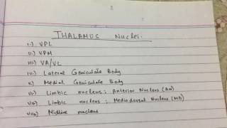 Thalamus Nuclei  Neuroscience  USMLE STEP 1  Made Ridiculously Simple with Mnemoic [upl. by Acire]