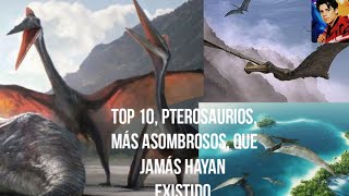 Top 10 Pterosaurios Más Asombrosos Que Jamás Hayan Existido [upl. by Annaujat]