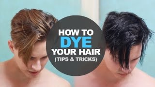 How to Dye Mens Hair at home  DIY  Mens Hairstyle tutorial [upl. by Hirschfeld]