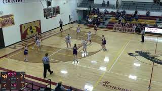 Kenmare High School vs Glenburn Public School Womens Varsity Basketball [upl. by Seyler]