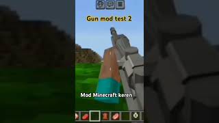 Gun mod Minecraft keren minecraft mobilelegends fire mlbb pubgmobile gaming roblox [upl. by Narmis766]