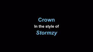 Crown  Stormzy  Karaoke [upl. by Anagrom]