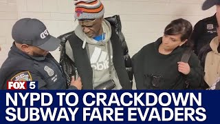 Inside the NYPD crackdown on subway fare evaders [upl. by Sivahc]