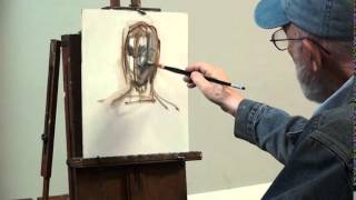 Max Ginsburg Portrait Painting Demo  part 1 [upl. by Barde]