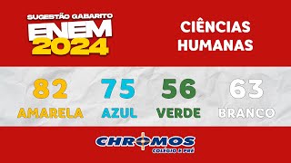 Gabarito ENEM 2024 CHROMOS  Prova Amarela Questão 82  Ciências Humanas [upl. by Egroej]