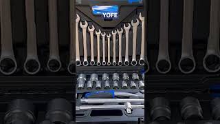 YOFE 38 Pcs Sockets and Wrenches Set [upl. by Dahlia]