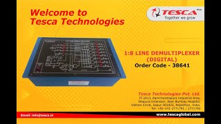 18 Line Demultiplexer Digital  Tesca 38641 [upl. by Ralfston]