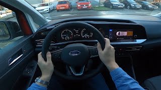 2023 Ford Tourneo Connect 20 TDCi 122 HP POV Test drive CARiNIK [upl. by Ornas]