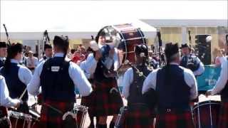 Piping Live 2012 Thursday  78th Fraser Highlanders quotWee Michlaes Marchquot [upl. by Cargian]