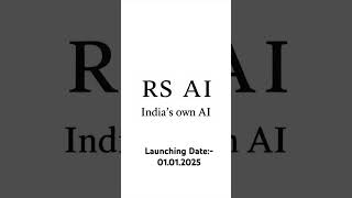 Indias own AI Rsai [upl. by Airres47]