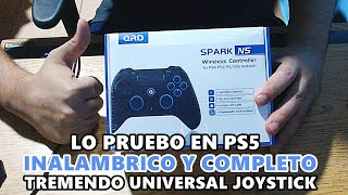 EL JOYSTICK MAS COMPLETO CALIDAD PRECIO  QRD Spark N5 Wireless  Adaptador PS5 Unboxing y Opinion [upl. by Langille]