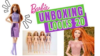 Barbie Looks 20 Unboxing  Hair Wash  Outfit  Face and Body Comparison  Photoshoot [upl. by Jecon]