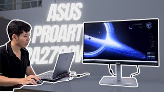 Mở hộp Màn hình ASUS ProArt PA278CV 27quot IPS 2K 75Hz USBC chuyên đồ họa [upl. by Zetnod181]