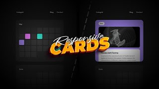 Responsive Interactive Calendar Cards That Pop When Tapped [upl. by Massie]