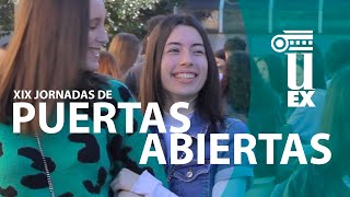 ¡La UEx abre sus puertas a los futuros estudiantes universitarios [upl. by Winter]