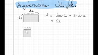 3 Algebraiske uttrykk  geometriske figurer [upl. by Mitzie700]