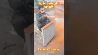 Radiator cleaning properly radiator generator cleaning shorts ytshots [upl. by Doralyn798]