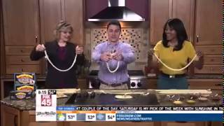 SUPERPRETZEL Featured on WRGT Channel 45 for National Soft Pretzel Month [upl. by Ettenyl]