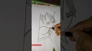 easy draw anime characterhow to draw a anime character step by stepanimepencilsketchdrawinglover [upl. by Lyon434]