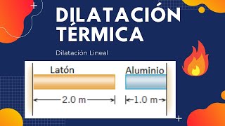 DILATACIÓN TÉRMICA LINEAL [upl. by Caddaric]