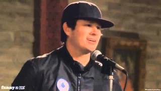 Tom Delonge on Funny or Die skit The Postal Service Auditions [upl. by Elbys]