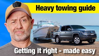 Complete guide to heavy towing GVM GCM amp ATM explained  Auto Expert John Cadogan [upl. by Wiseman772]