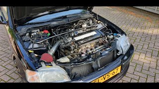 Honda Civic B18C4 VTEC Acceleration sound [upl. by Ennahgiel]