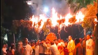 jwala torana kartheekadeepam akash deepam in temple lord shiva darshan UDAYVLOGS77 [upl. by Udella]