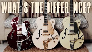 Filtertrons vs Dynasonics vs Hilotrons Gretsch Pickup ShootoutComparison [upl. by Wie]