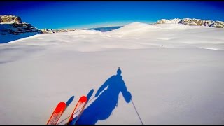 Freeride Skiarea Campiglio Dolomiti di Brenta Folgarida Val di Sole Trentino Italy [upl. by Nalliuq]