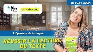 Lire et comprendre le texte du sujet  Brevet de Français 2025 avec Hatier et La Boîte à Bac [upl. by Viviene]