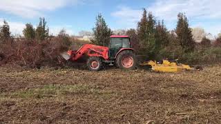 BushWhacker HD121P rotary cutter in action [upl. by Areit]