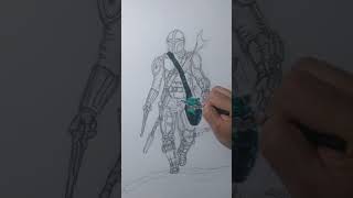 Drawing The Mandalorian and Grogu shorts [upl. by Thamos267]