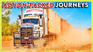 ActionPacked Trucking Journeys  ONE HOUR of Outback Truckers [upl. by Ydroj916]