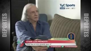 Menotti DT de Maradona Pelé es el mejor futbolista de la historia [upl. by Carry]